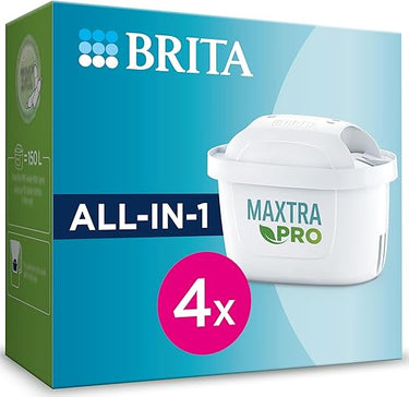 BRITA Maxtra Pro - Filtro de agua para grifo, paquete de 3 filtros, reduce cloro, cal, PFAS y metales, filtro original compatible con jarra de agua filtrante BRITA